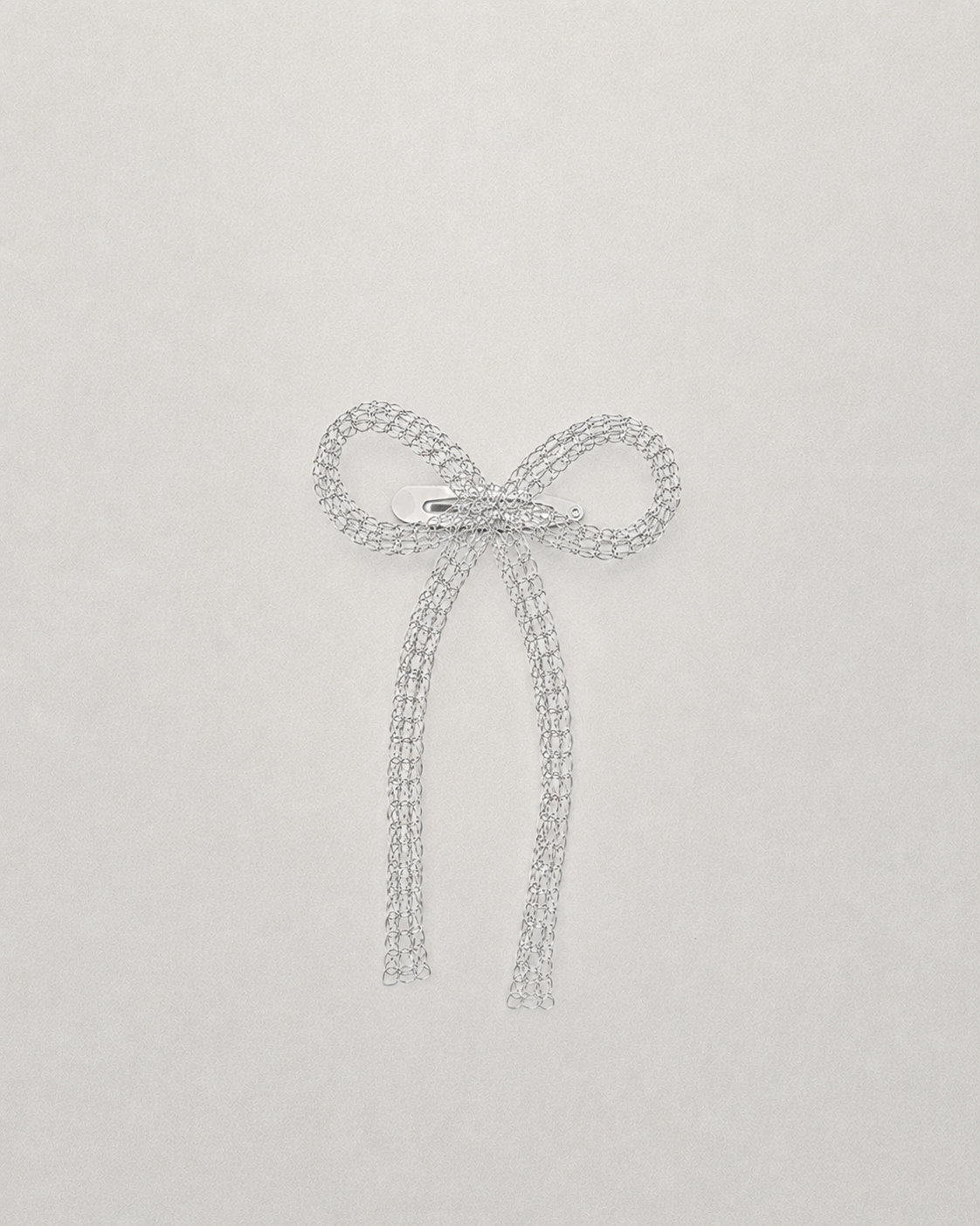 Nº59 Metallic Hair Clip Bow
