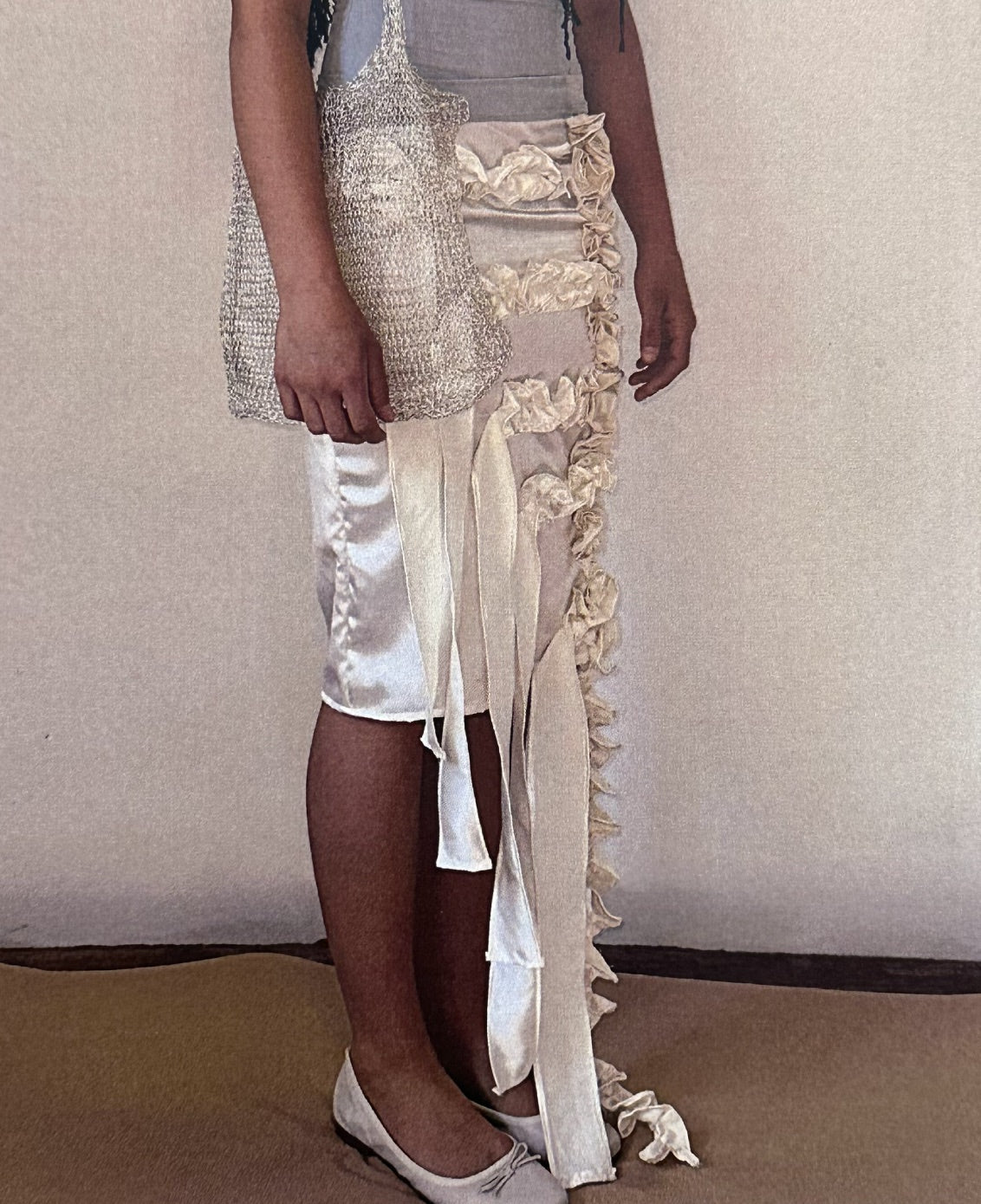 Nº 67 valentina satin skirt