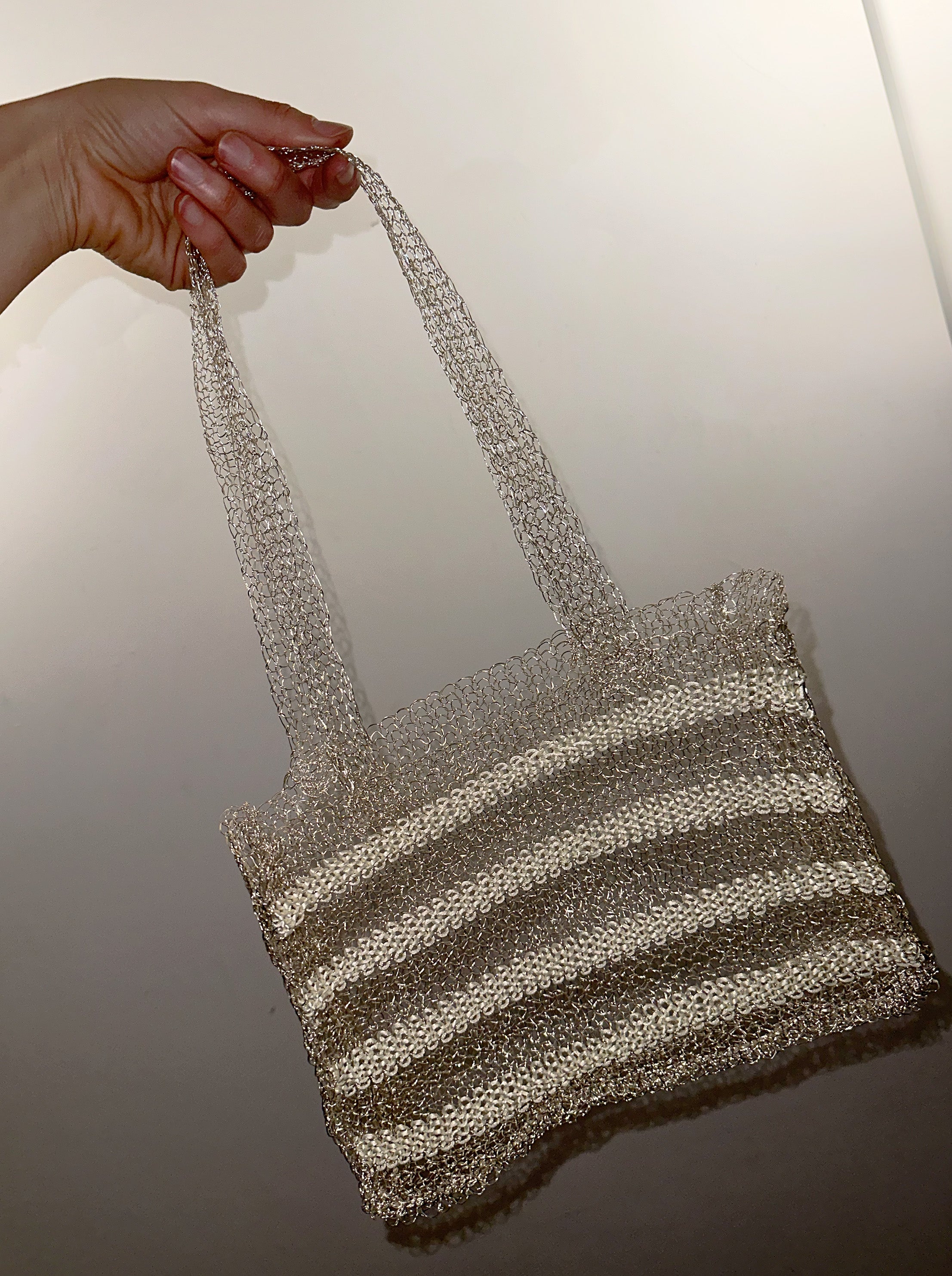 Nº58 Metallic Striped Baguette