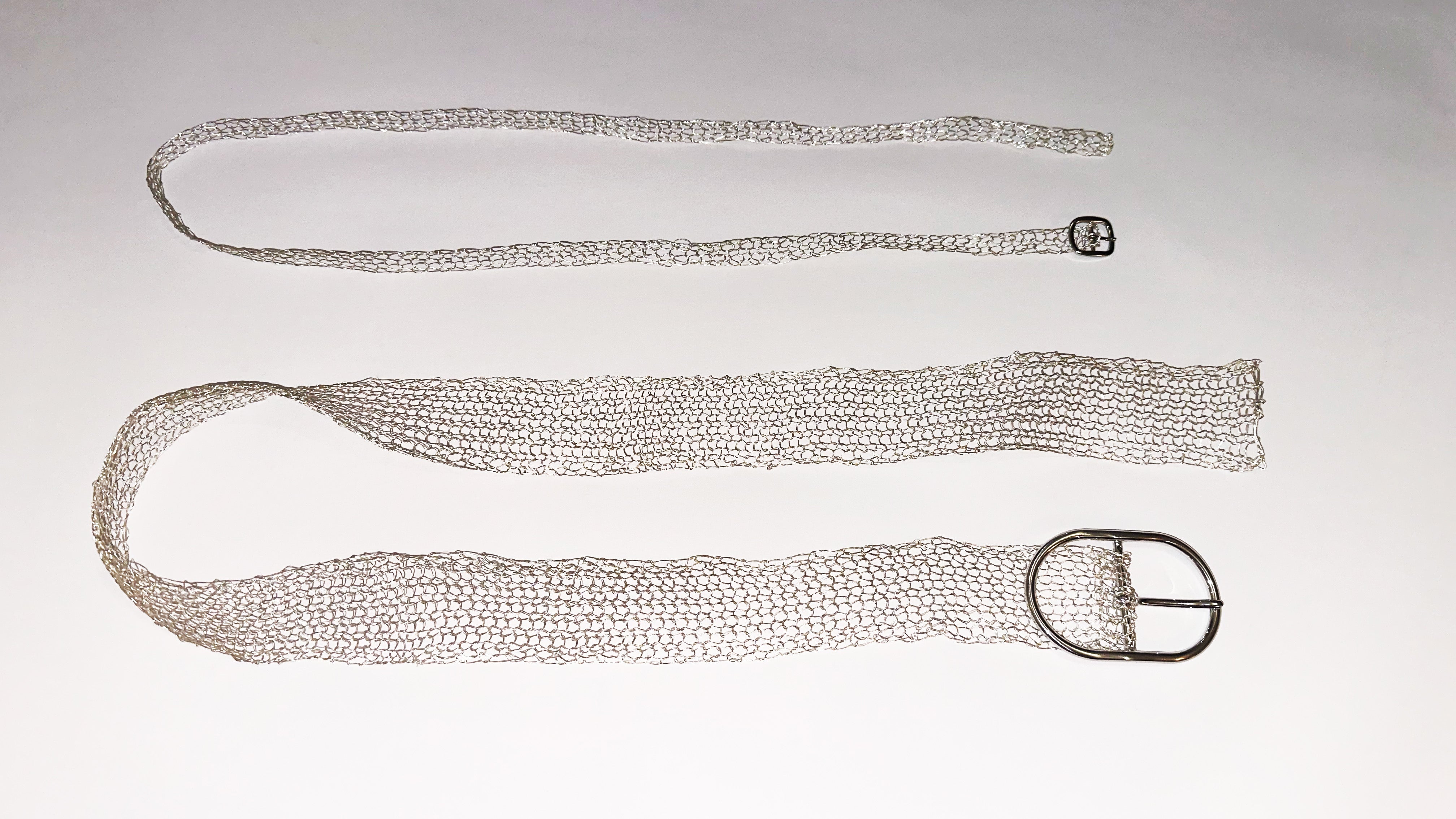 Nº61 Metallic thin belt