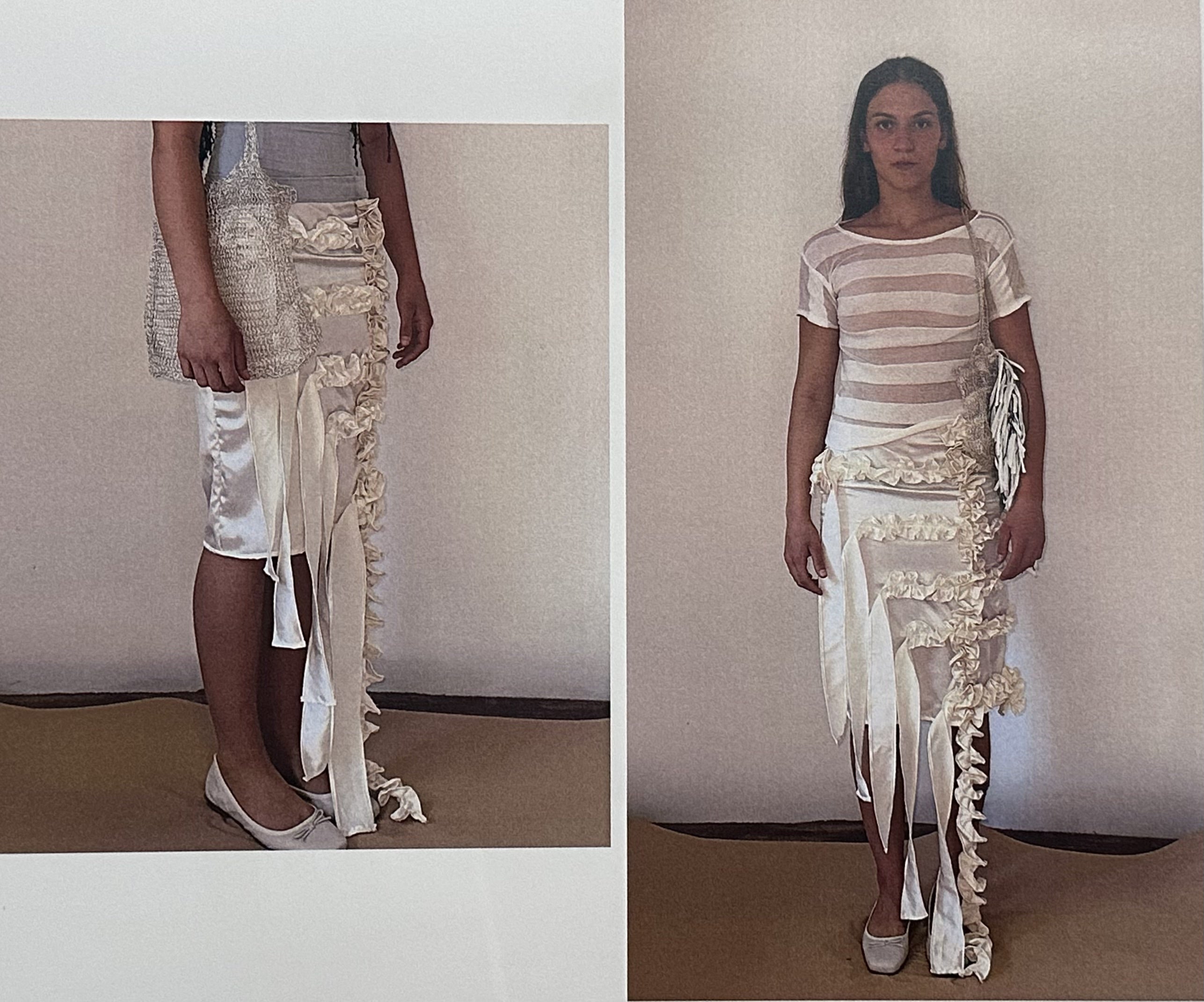 Nº 67 valentina satin skirt