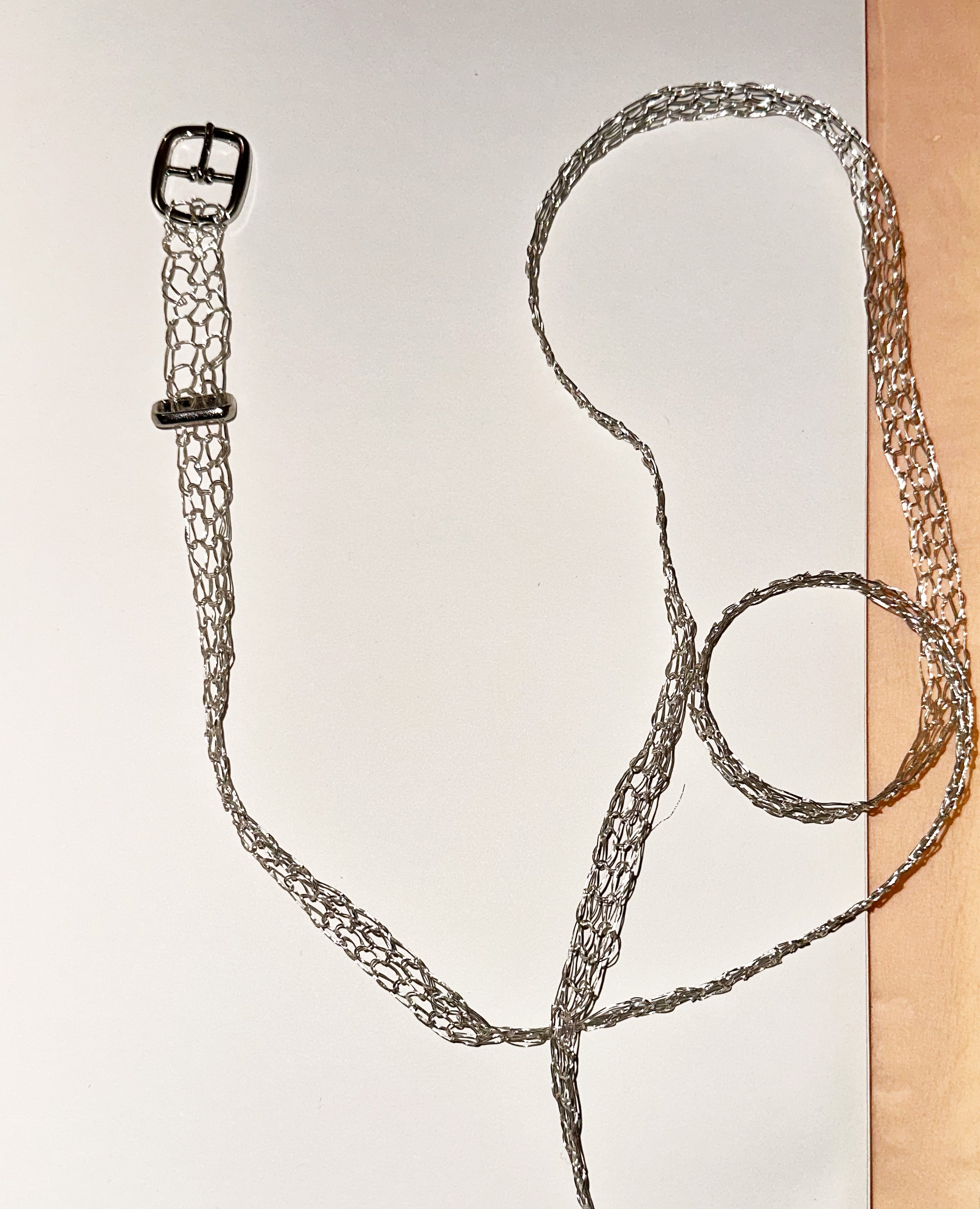 Nº61 Metallic thin belt