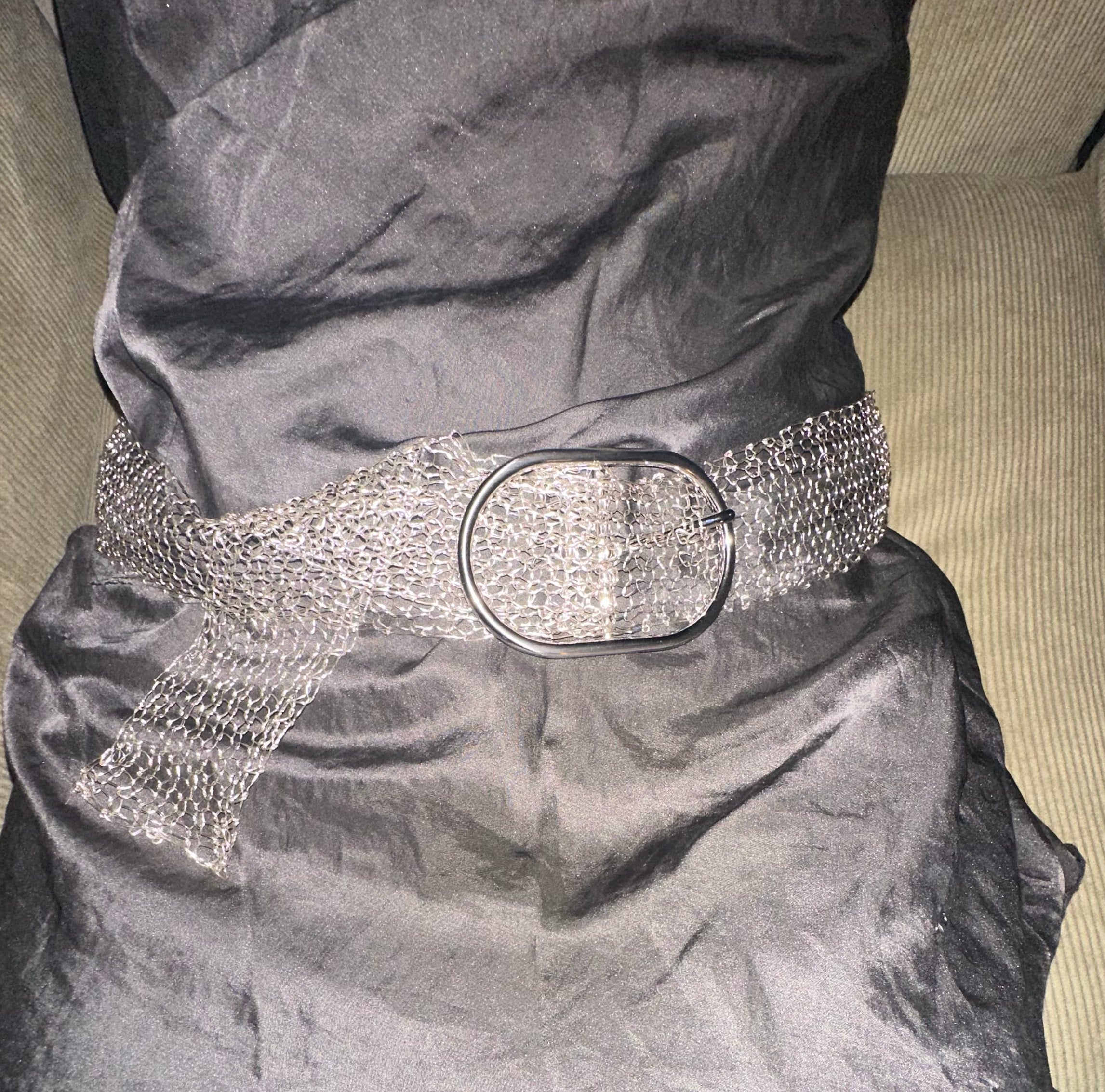 Nº62 Metallic thick belt